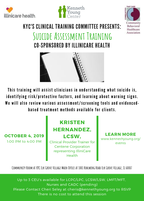 Suicide Assessment Training Flyer
