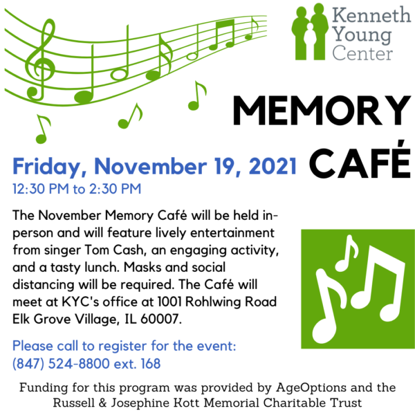 November 2021 Memory Cafe Social Square