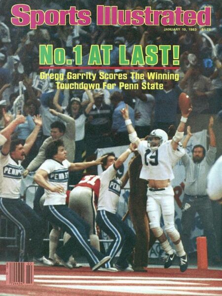 Penn state gregg garrity 1983 sugar bowl january 10 1983 sports illustrated cover