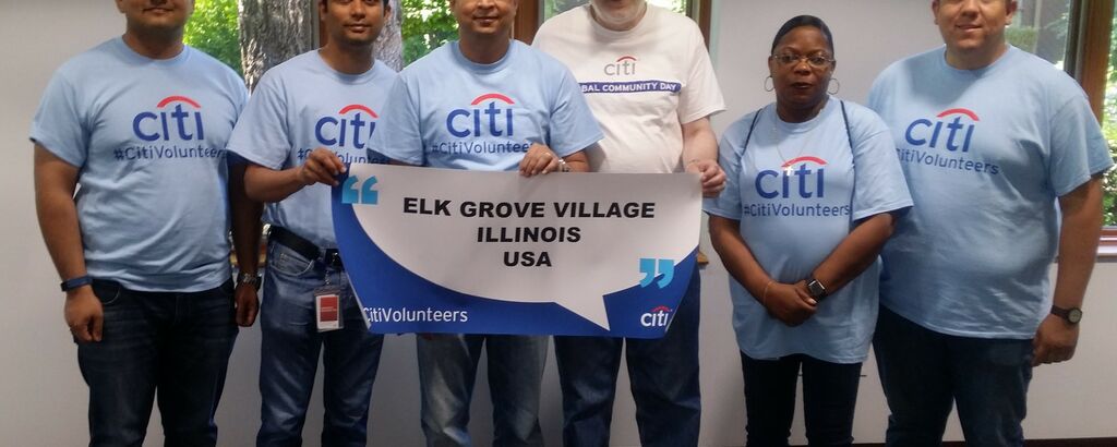 Citi Group Photo With Banner 6 7 17